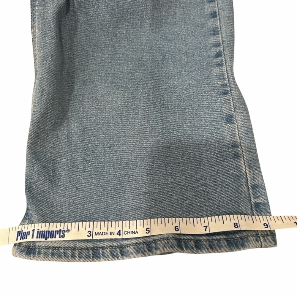 Levi’s High-Rise Loose Straight Jeans Light Wash Trouser Pocket Denim Size 29/8 - Picture 10 of 11